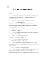 Job Placement Paper.doc