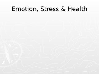 Emotion, Stress & Health.ppt